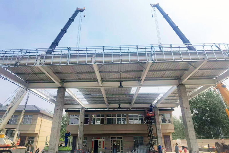 罩棚吊装